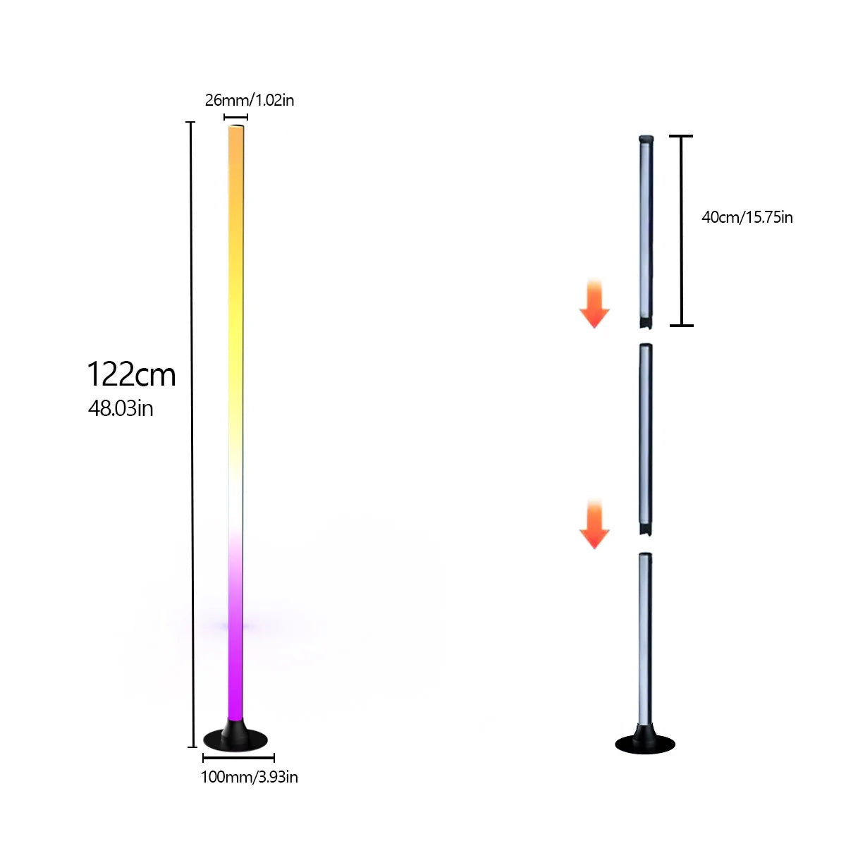 スマートフロアランプ 間接照明