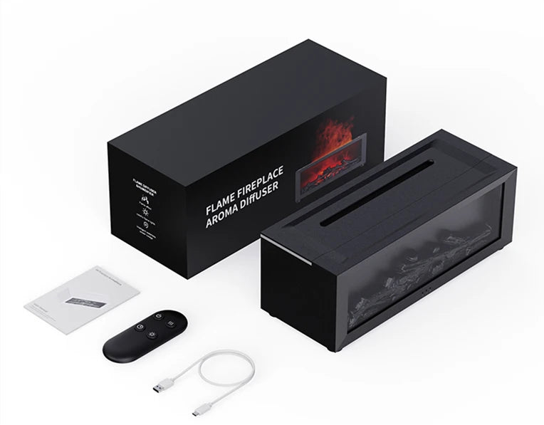 暖炉型アロマ加湿器