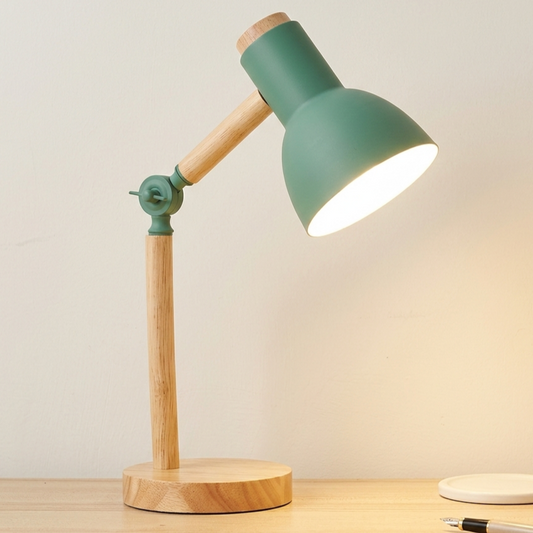 Nordic Wood Art Desk Lamp