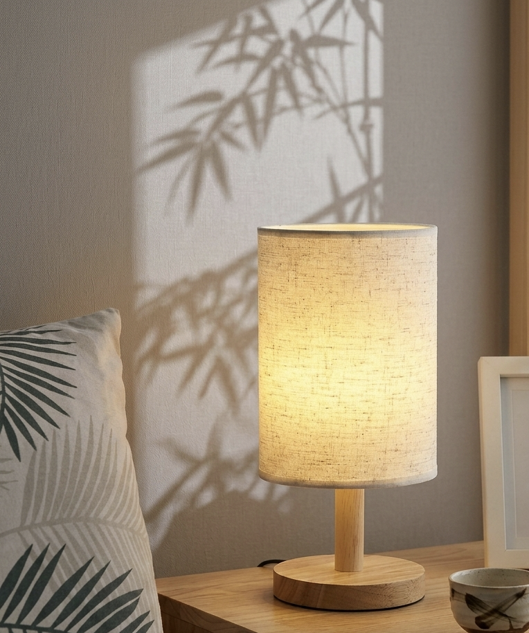 ファブリックテーブルナイトランプ