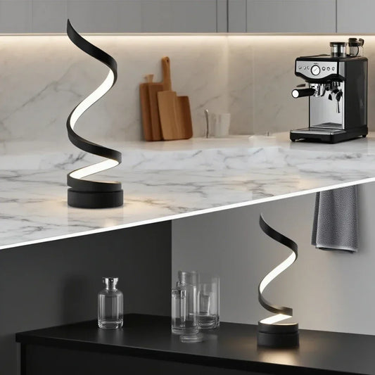 Spiral LED Table Lamp